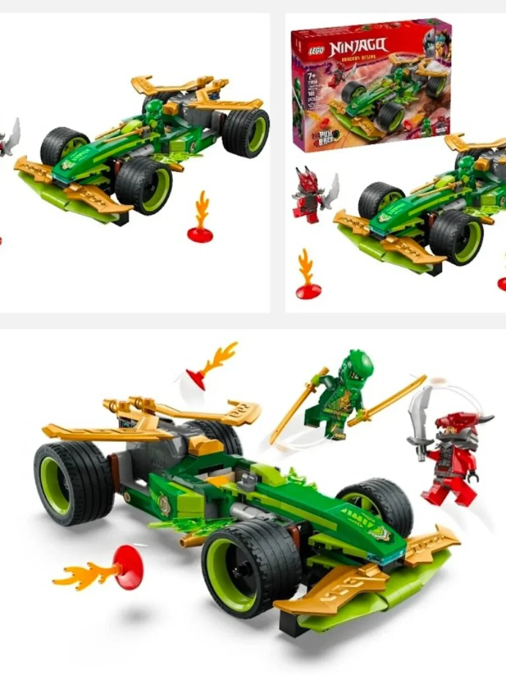 **NEW** LEGO NINJAGO® #71828 Lloyd's Pull-Back Race Car